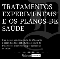 O CUSTEIO DE TRATAMENTOS EXPERIMENTAIS POR PLANOS DE SAÚDE