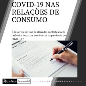 OS IMPACTOS ECONÔMICOS DA PANDEMIA DE COVID-19 NAS RELAÇÕES DE CONSUMO